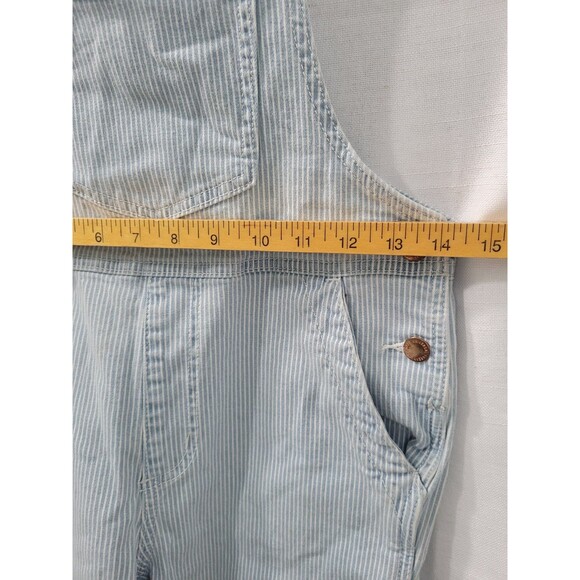 universal thread Women's Bip Overalls Striped Ligh Blue Size 00 - Picture 6 of 10